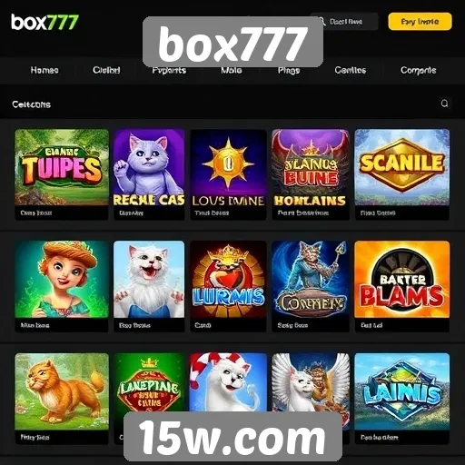 box777 oferece ampla variedade de jogos online